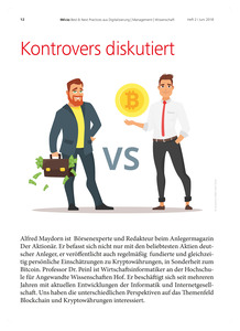 Kontrovers diskutiert - „Bitcoin und Blockchain lassen noch viele Fragen offen!“